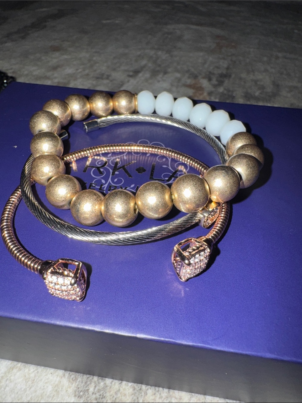 Park Lane Sorrell - Gold Silver Bracelet Set